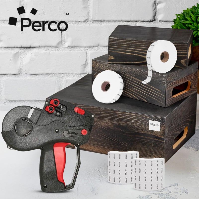 Perco Sell by Labels for Monarch 1136 Price Gun - 8 Rolls, 14,000 Marking Labels - Image 5